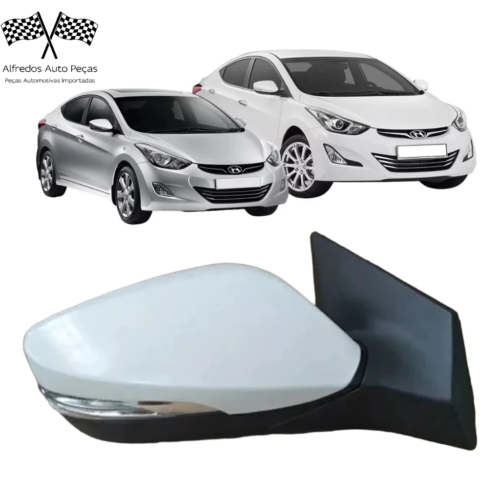 Retrovisor Com Pisca Elantra 2011 2012 2013 2014 2015 Lado Direito Passageiro 876203x120