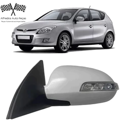 Retrovisor Retratil Com Pisca I30 2009 2010 2011 2012 Esquerdo Motorista Novo 876202L700