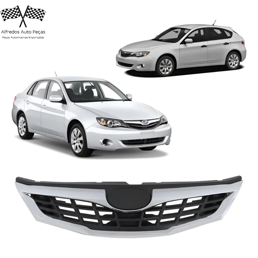 Grade Dianteira Subaru Impreza Anos 2008 2009 10 2011 2012 Preto Brilhante 91121FG011 91121-EG000