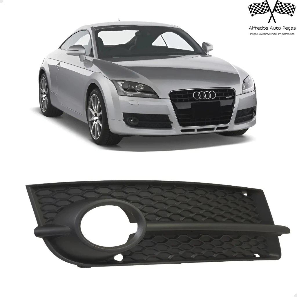 Grade Farol Milha Dianteiro Audi Tt Coupé  2007 2008 2009 2010 Direito Passageiro 8J0807682