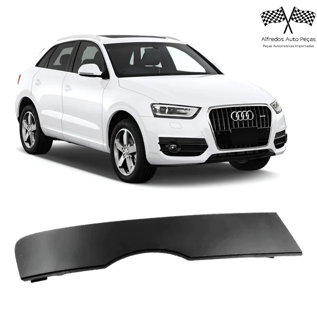 Acabamento Grade Milha Audi Q3 2012 2013 2014 2015 Preto Direito Passageiro 8U0807380B9B9
