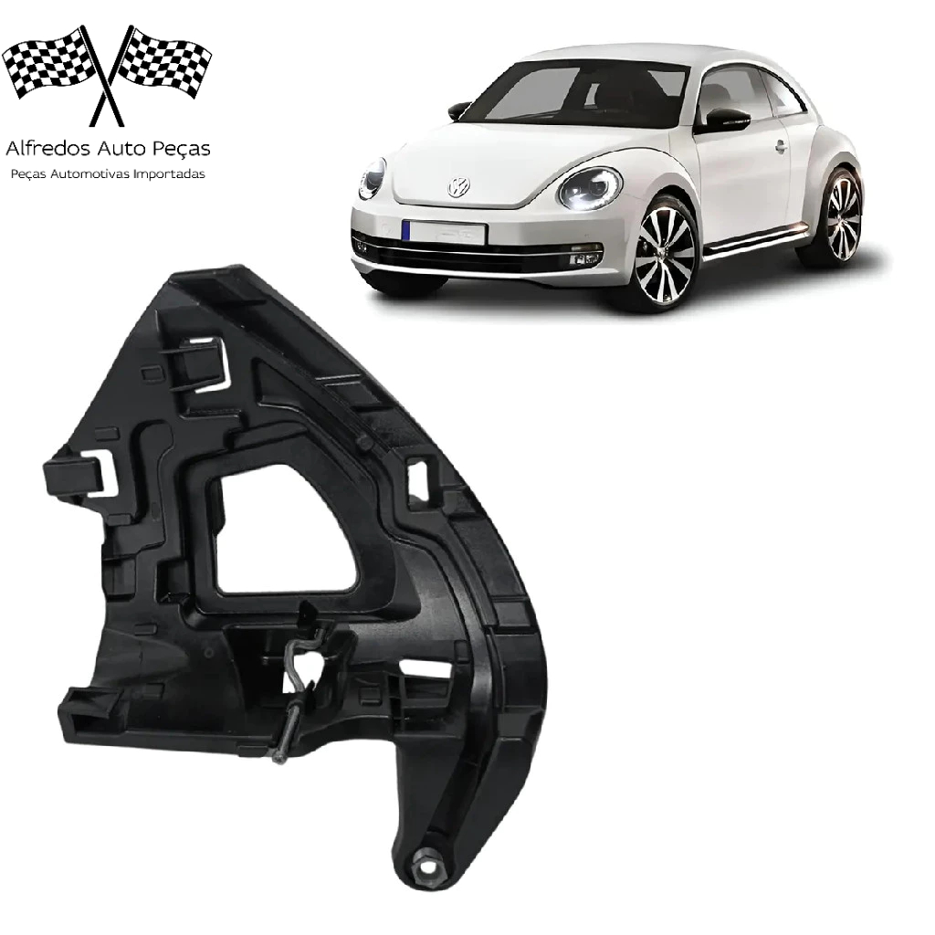 Suporte Guia Farol Dianteiro Vw Fusca 2013 2014 2015 2016 Esquerdo Motorista Novo 5C5941053A
