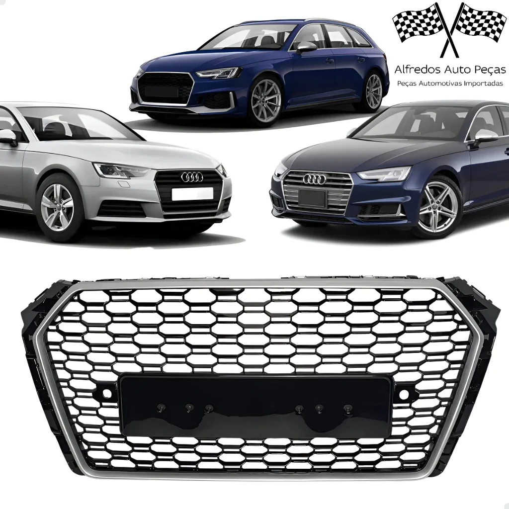 Grade Superior Central Parachoque Dianteira S4 Para Audi A4 2016 2017 2018 Novo 8W6853651AB