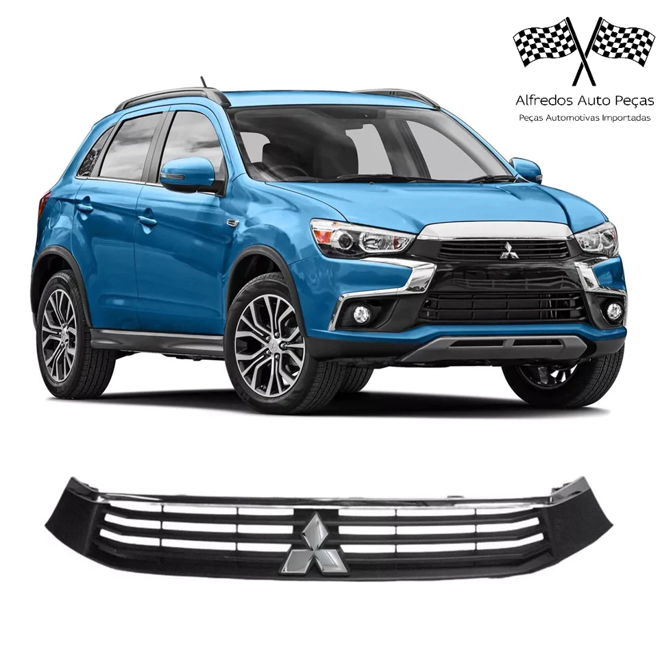 Grade Superior Dianteira Com Emblema Mitsubishi Asx 2017 2018 6402A444