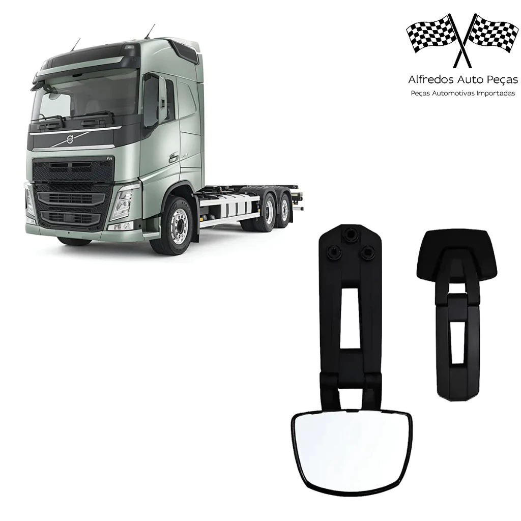 Espelho Retrovisor Auxiliar Cabine Frontal Volvo Fh Fm 14 De 2016 2017 2018 2019 84004927