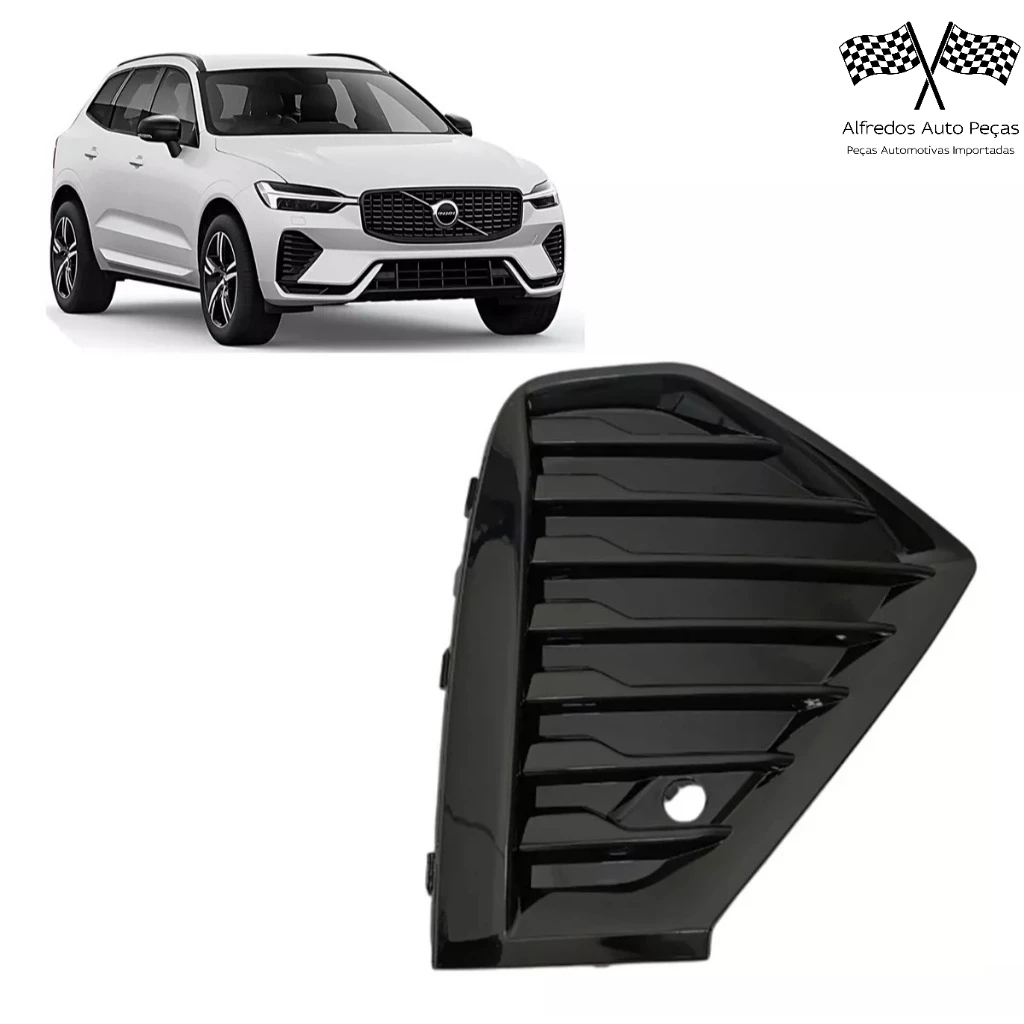Grade Moldura Parachoque Dianteiro Volvo Xc60 R-Design 2021 2022 2023 2024 Direito 32234962