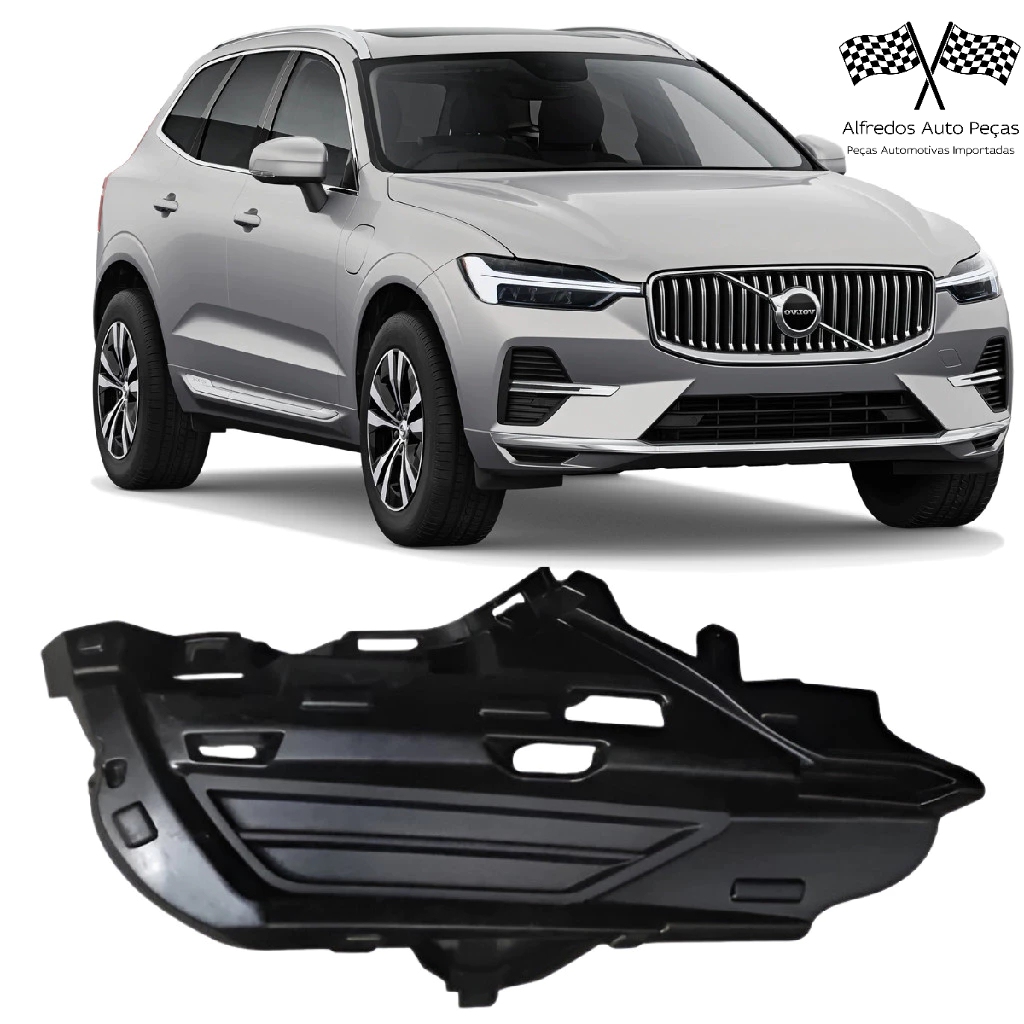 Moldura Acabamento Grade Milha Direito Volvo Xc60 2021 2022 2023 2024