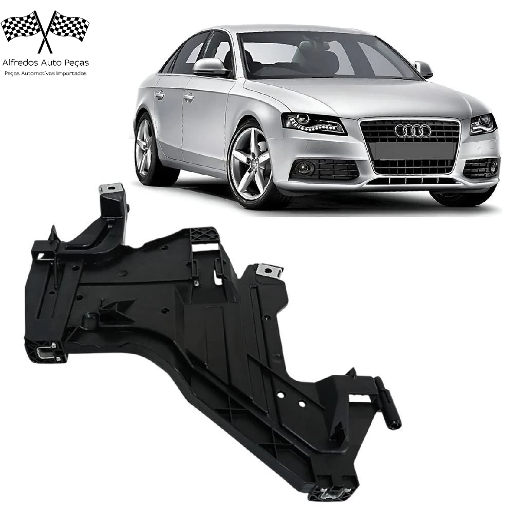 Guia Base Suporte Farol Dianteiro Audi A4 2009 2010 2011 2012 Lado Direito Passageiro 1301073033