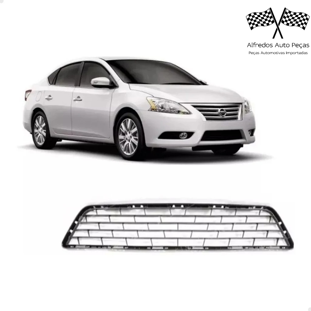 Grade Inferior Central Parachoque Dianteiro Sentra 2014 2015 2016 622543sh0a