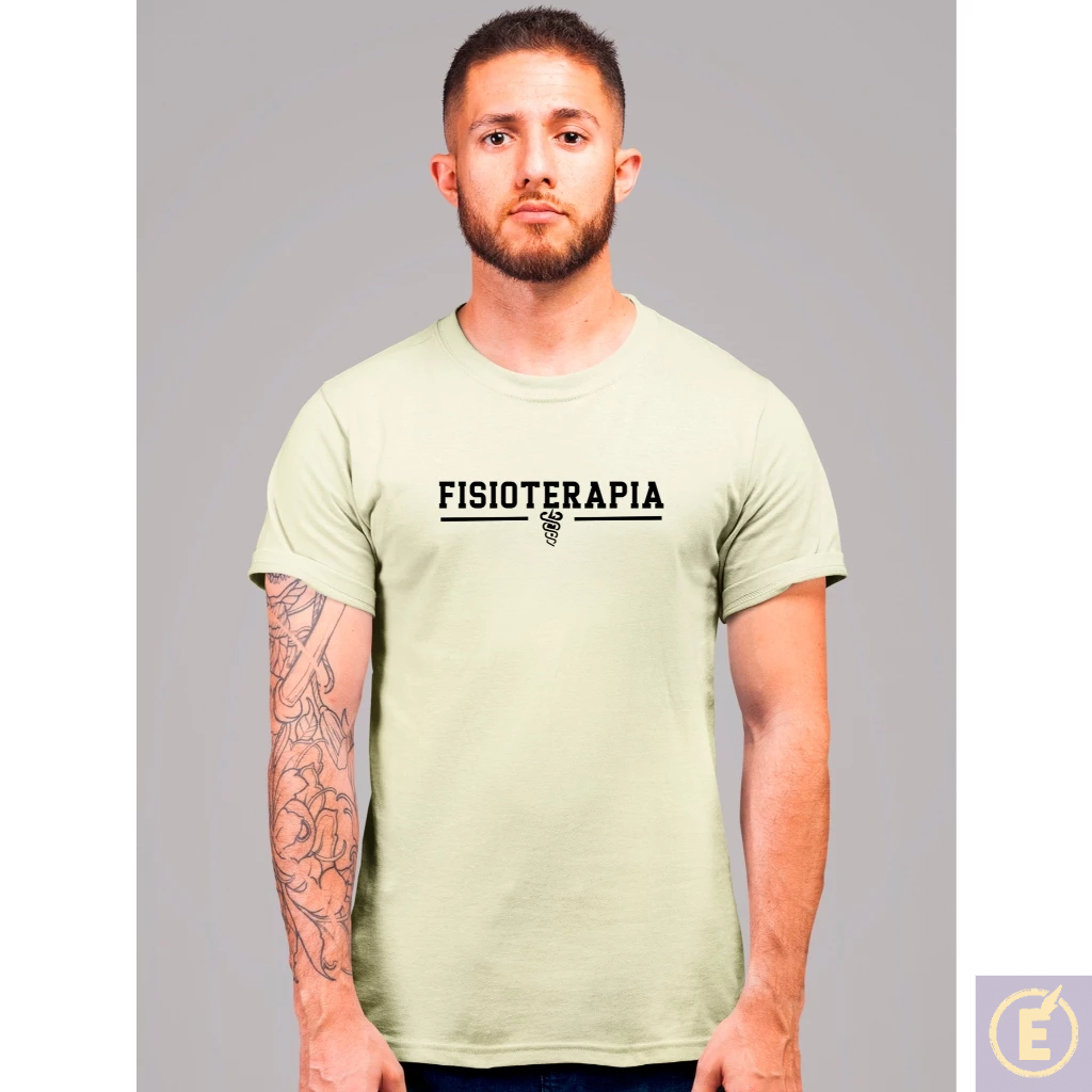 Camiseta Masculina Estampada Profissão Faculdade de Fisioterapia Brasão no Meio 100% Algodão em Oferta na Shopee