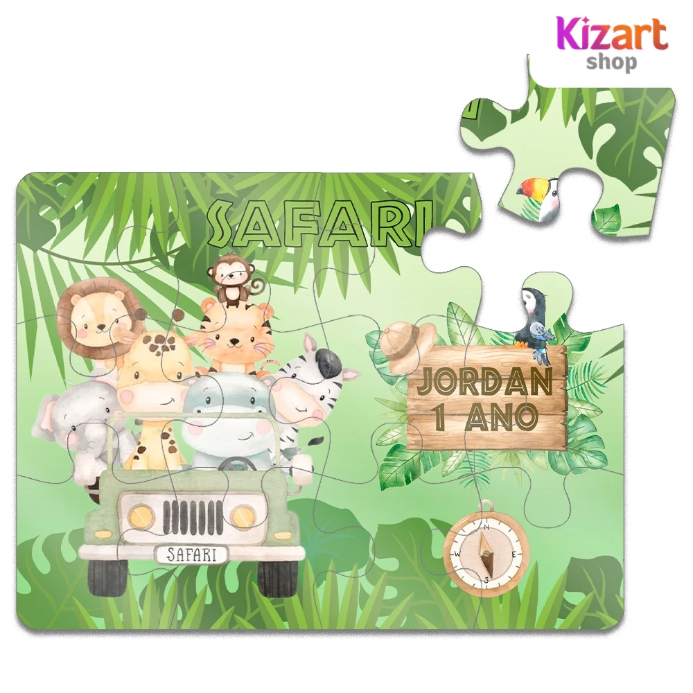 10 Quebra Cabeça Personalizado Qualquer Tema Festa Infantil Lembrancinha De Festa em Oferta na Shopee