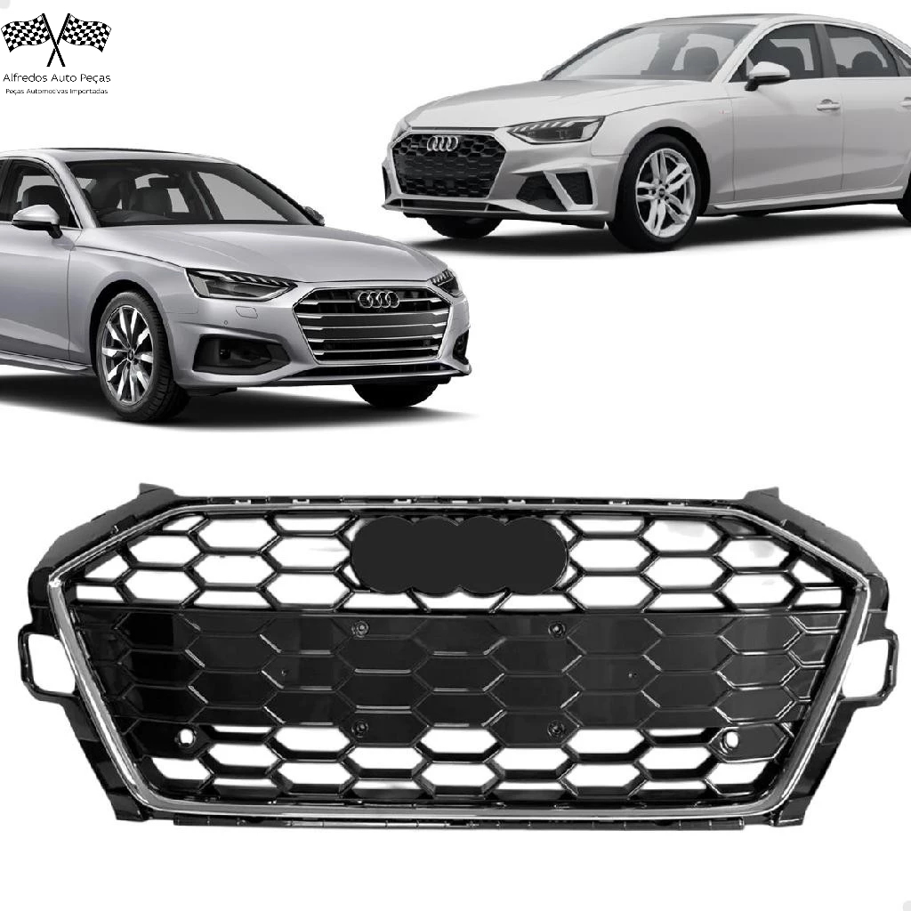 Grade Superior Dianteira Colmeia Audi A4 2021 2022 2023 2024 2025