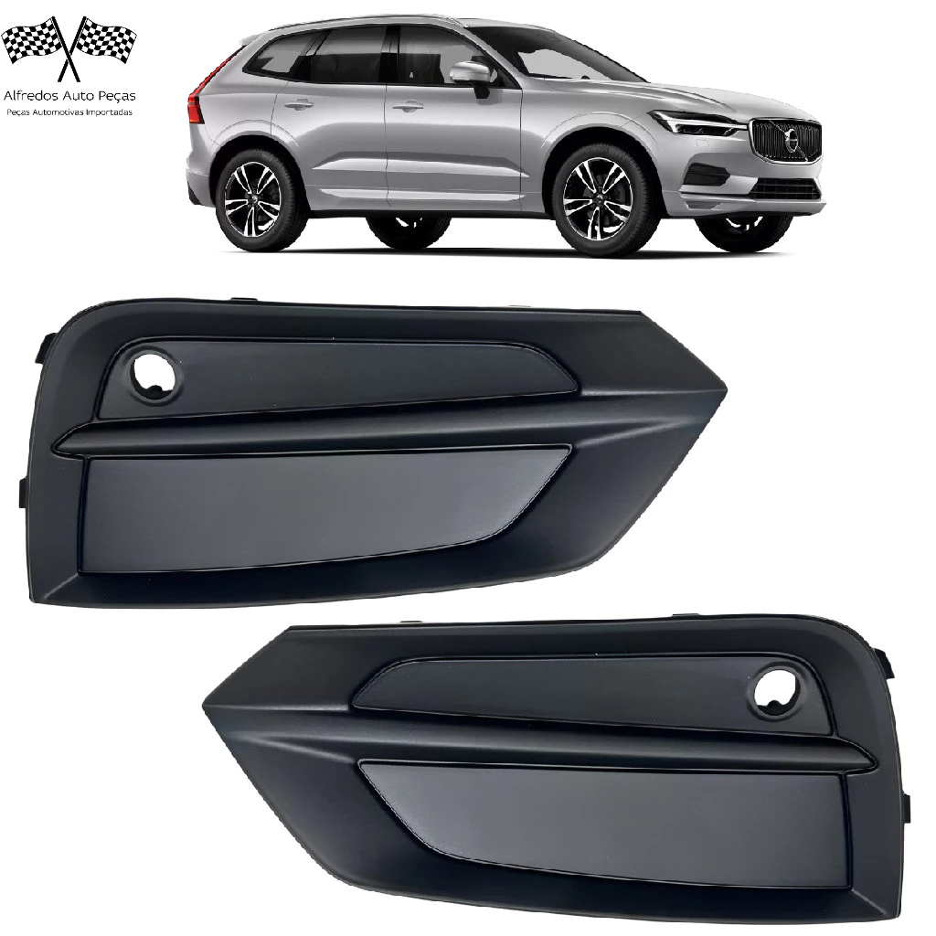 Grade Parachoque Dianteiro Volvo Xc60 T5 Momentum 2018 2019 2020 ParAmbos os Lados
