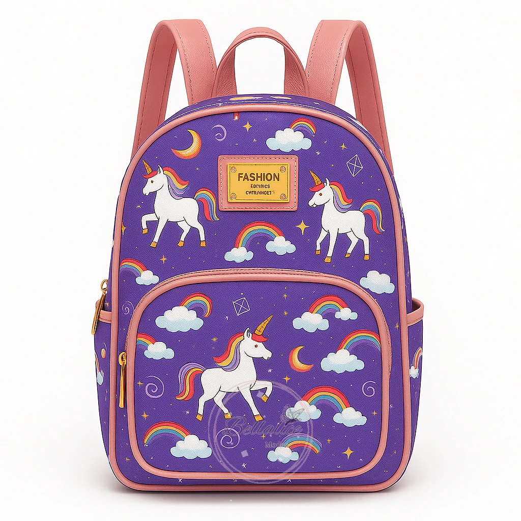 Mochila Infantil Maternidade Impermeável Estampa Unicórnio Escolar Passeio Creche Bebê em Oferta na Shopee
