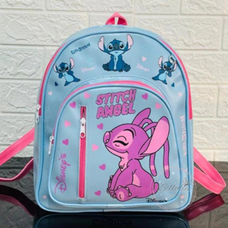 Mochila infantil escolar menina stich confortável alça regulável envio imediato em Oferta na Shopee