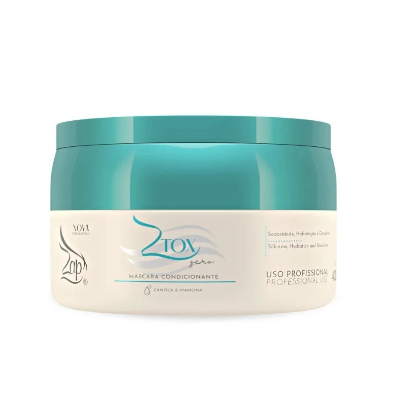 Botox Máscara Capilar Ztox Zero Formol 400g - Zap Cosméticos