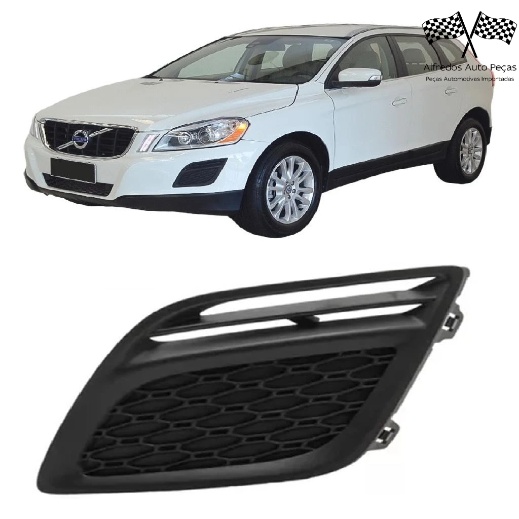 Grade Parachoque Milha Motorista Volvo Xc60 2009 2010 2012
