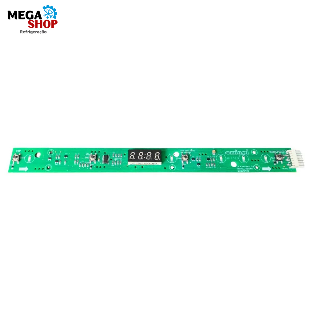 Placa Interface Geladeira Compat Electrolux DFW49 DCW49 DF43 DF48X  DF48 DF46 DF49 64800224 72540210000 Emicol