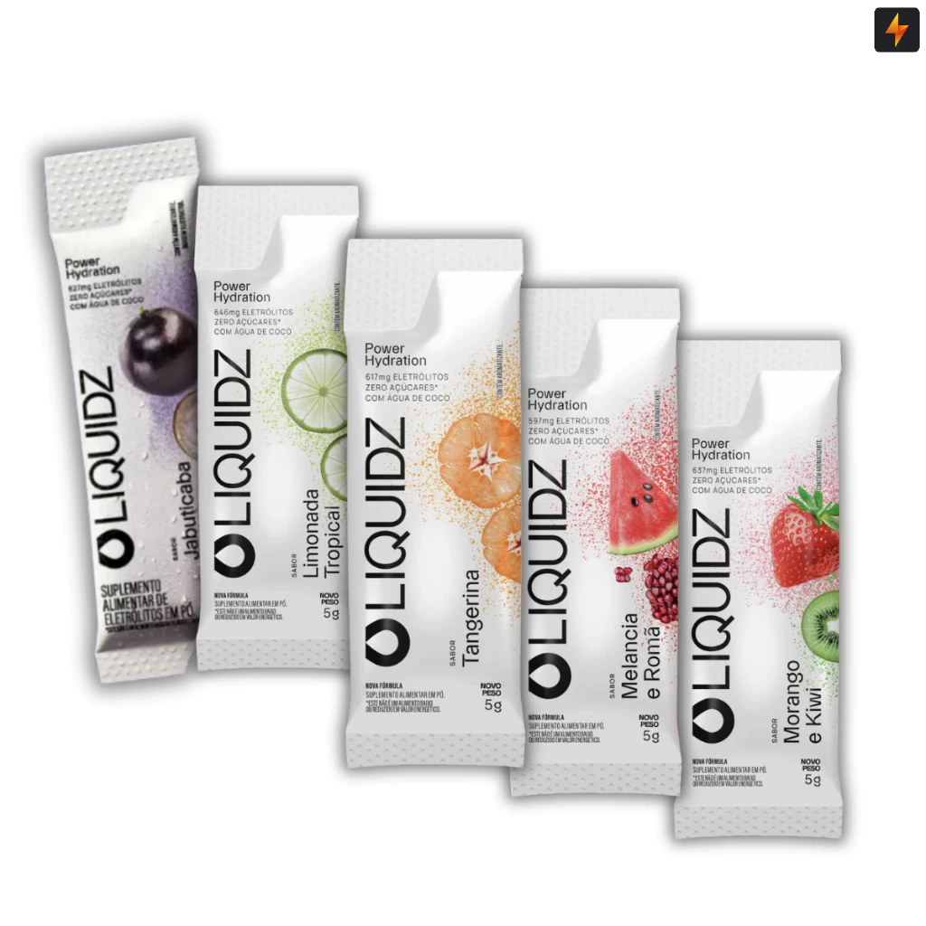 Sache 5g Isotônico Eletrólito Drink Power Hydration 1un Liquidz em Oferta na Shopee