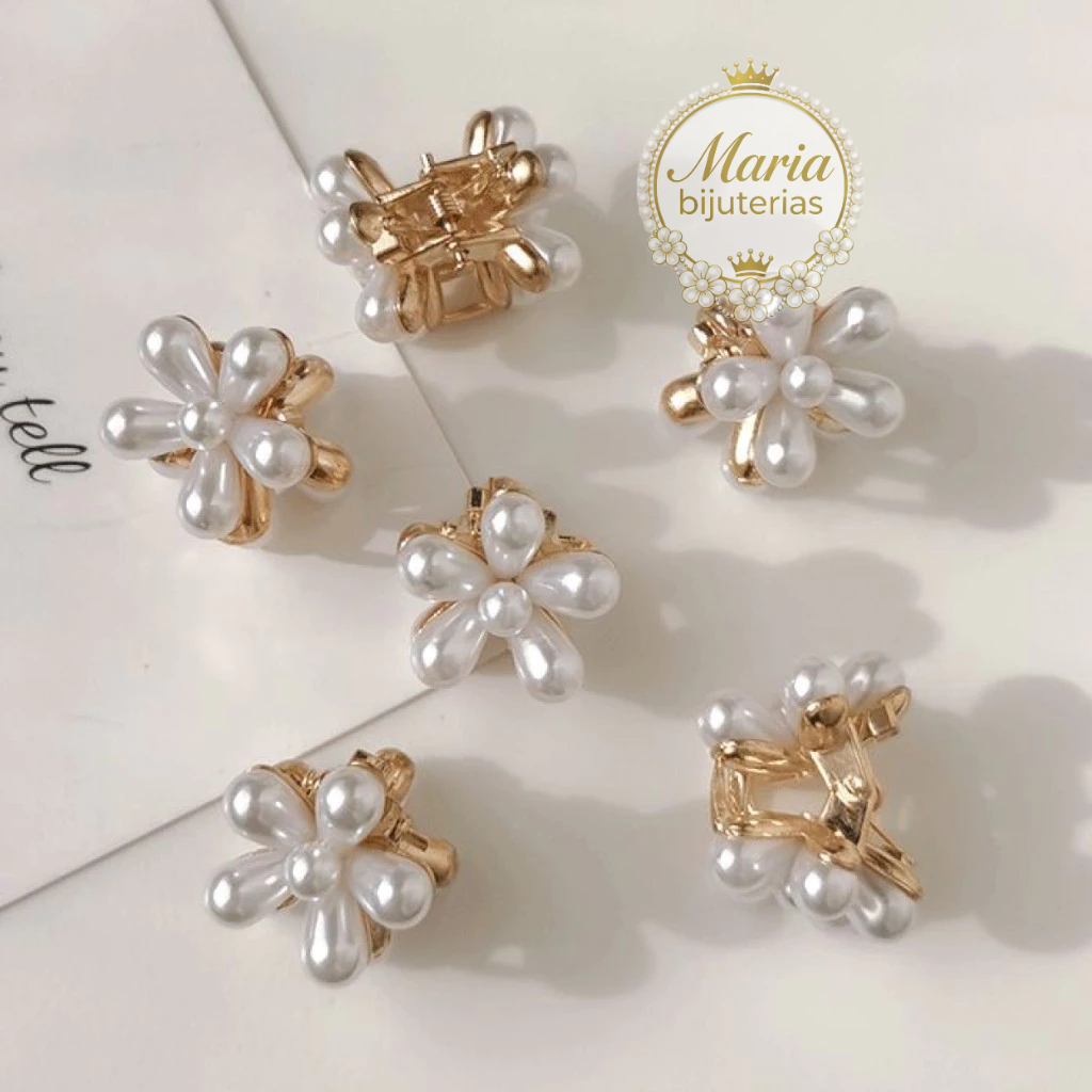 Kit 12/24/36/48 peças dupla face flor de grampo de cabelo piranha de cabelo para meninas acessórios de estilo de cabelo em Oferta na Shopee