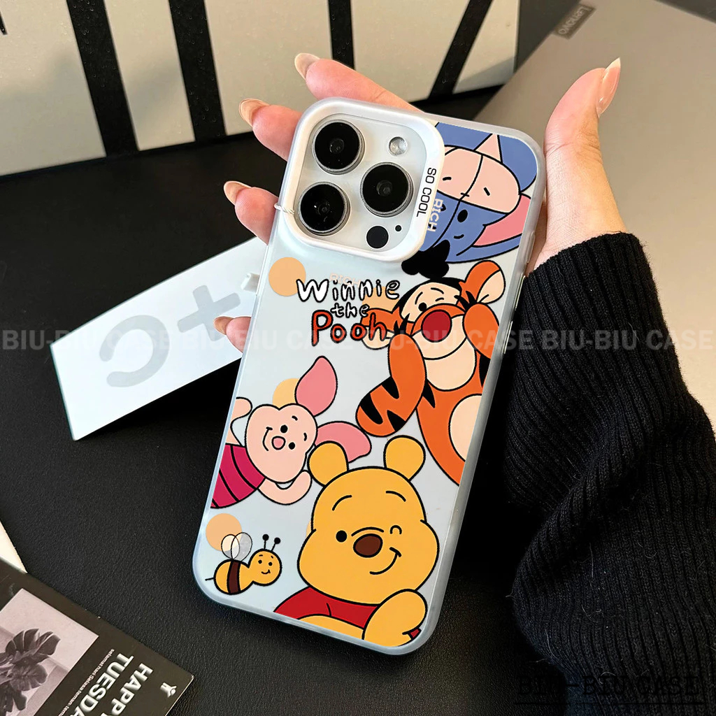 Capinha capa de A Família do Ursinho Pooh personalizado para iPhone 17 11 12 13 15 14 16 Pro Max Xr Xs Max 7+ 8PLUS Case