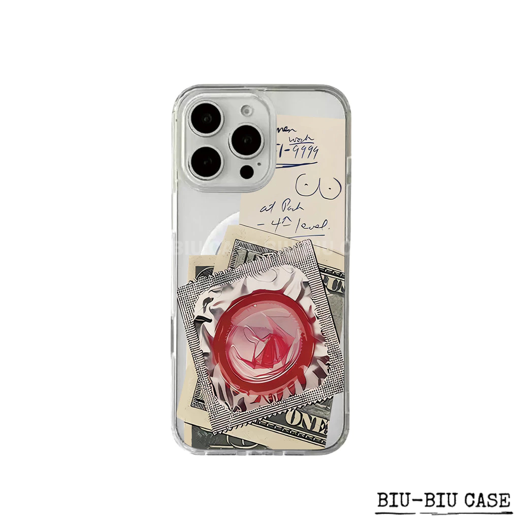 Capa Capinha Tpu Anti MagSafe Impacto Transparente Para IPhone XR 11 12 13 14 15 16 17 Pro Max Padrão de preservativo