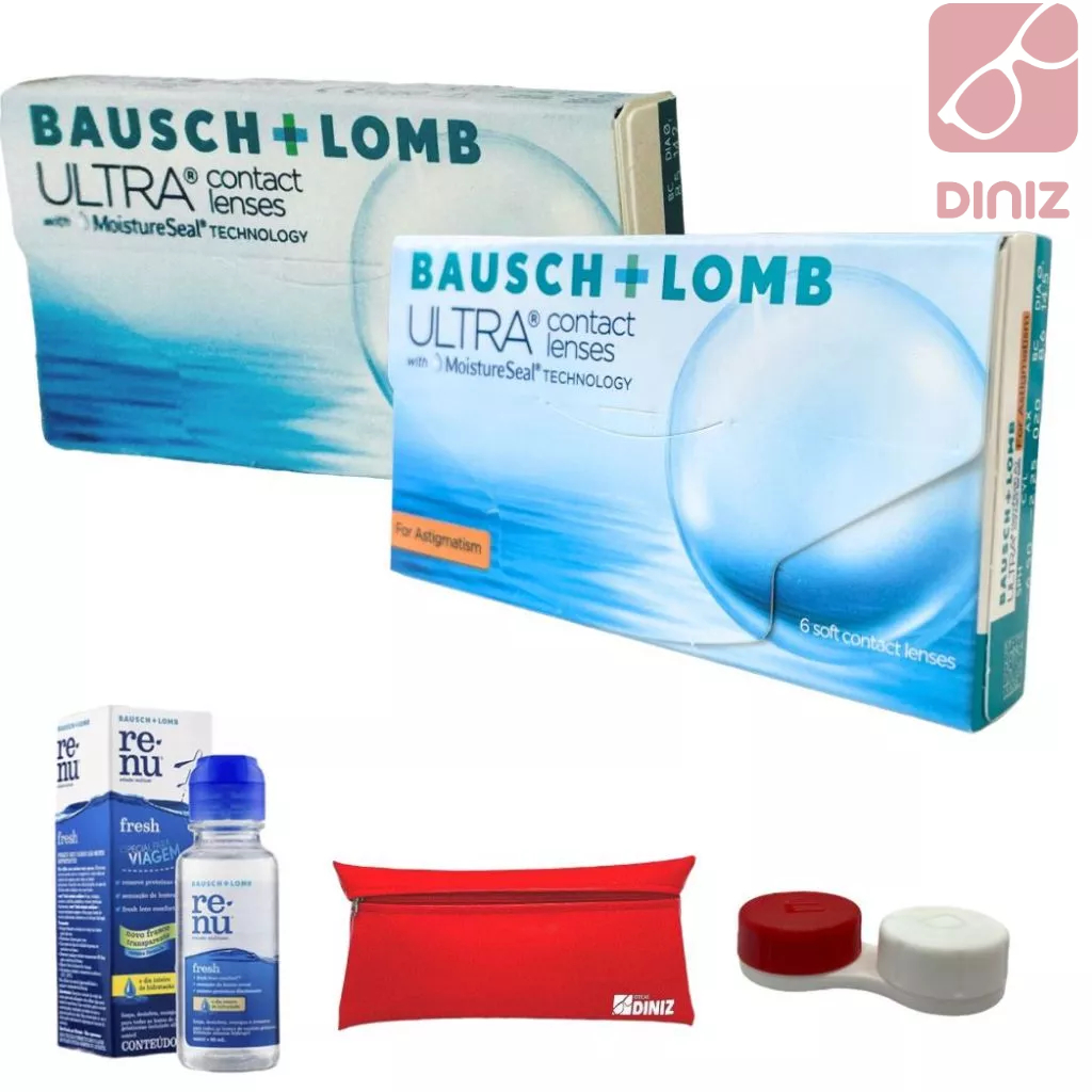 Lentes De Contato Ultra Esférica + Ultra Toric Bausch & Lomb