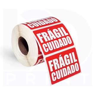 Etiquetas Cuidado Frágil 60x40 (6x4cm) em Oferta na Shopee