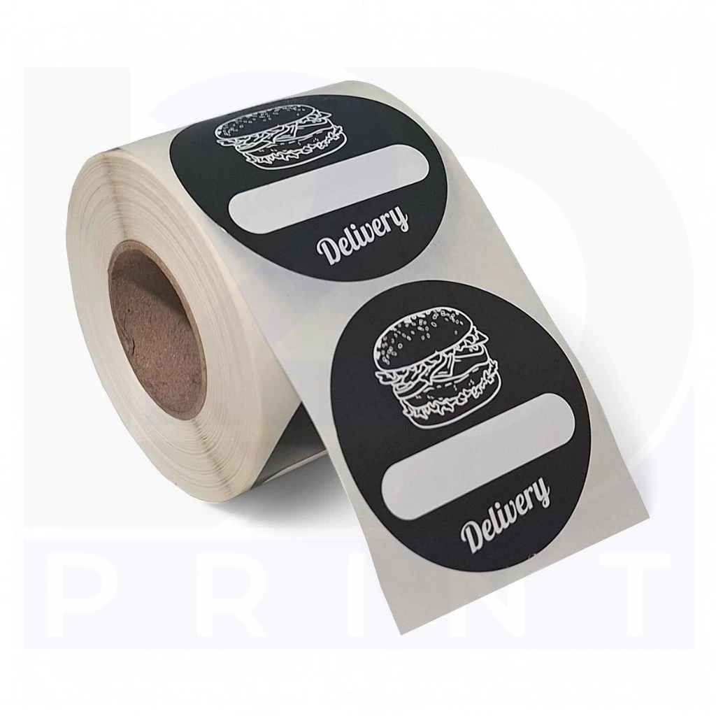 Lacre Preto De Segurança Redondo Hambúrguer Delivery em Oferta na Shopee