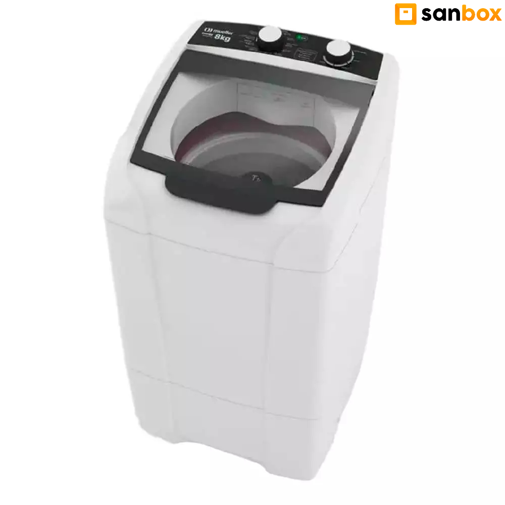 Máquina De Lavar Mueller Energy Automática 8kg Ciclo Rápido Bco-127v