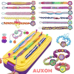 Kit DIY Pulseiras da Amizade | Brinquedo Criativo para Meninas 7-12 Anos | Presente de Aniversário