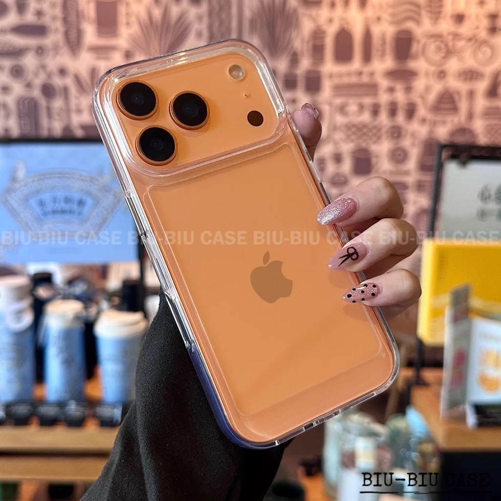 Capa para iPhone XR 17 11 12 14 13 15 16 PRO MAX 17AIR acrílica, transparente e resistente a quedas Não amarele