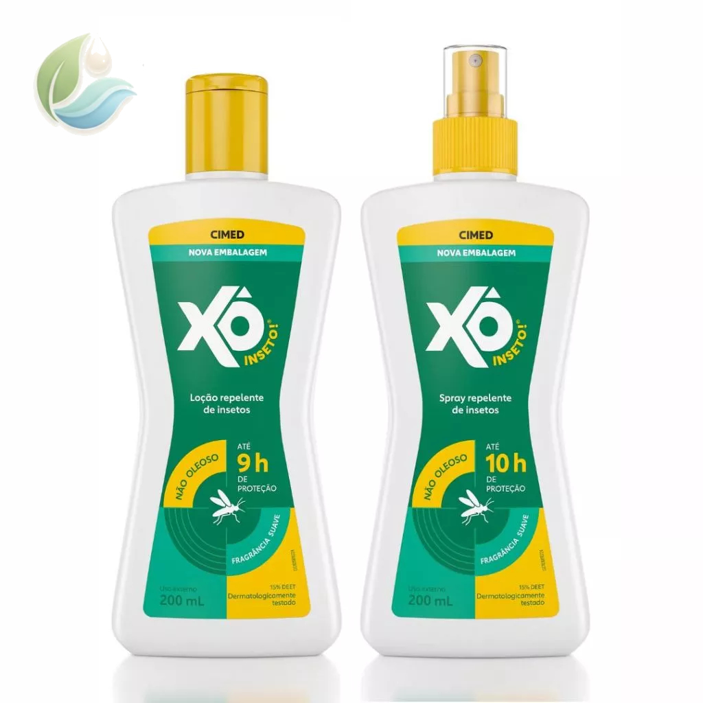 Kit Loção + Spray Repelente Xô Inseto Family Care com 200ml cada em Oferta na Shopee