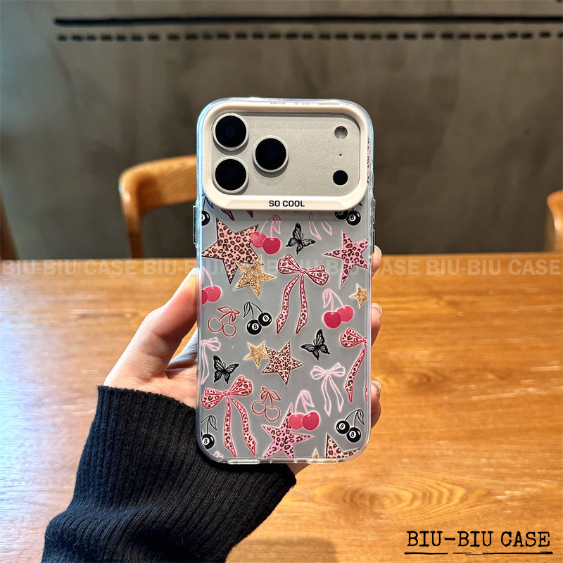 Capinha capa de Laco de Estampa de Onça para iPhone 17 11 12 13 15 14 16 Pro Max Xr Xs Max 7+ 8 PLUS Capa TPU choque