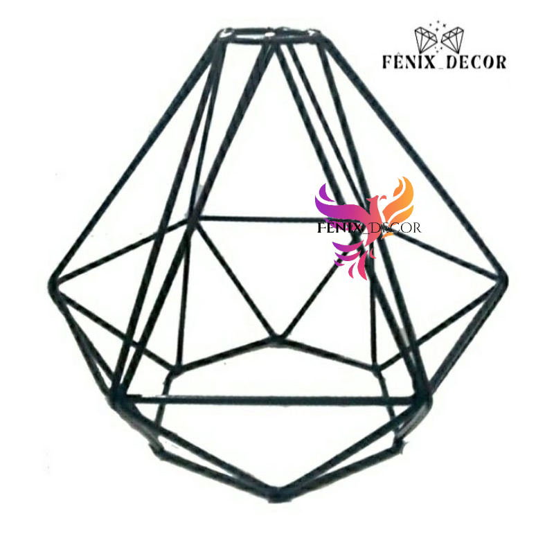 Cúpula Diamante Aramado Preto em Oferta na Shopee