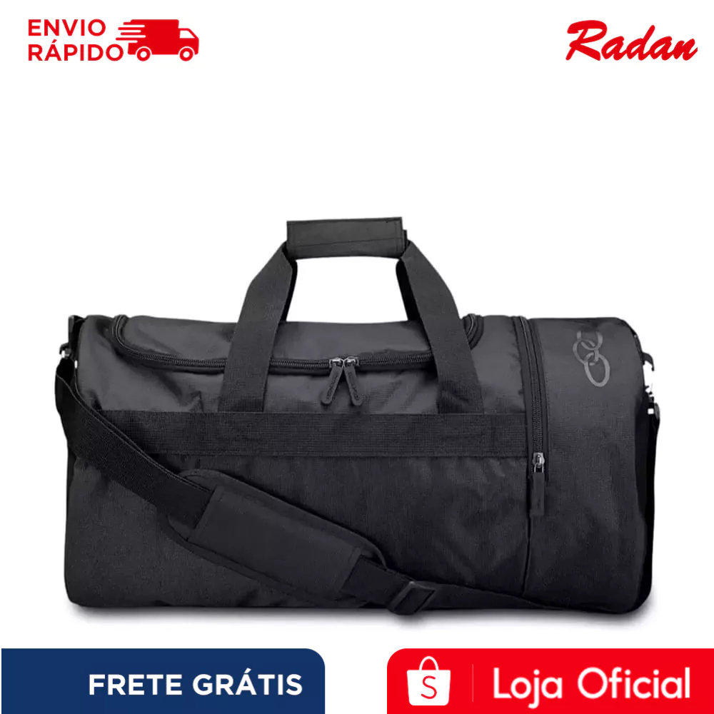 Bolsa Unissex Olympikus Gym Bag GB 48L Academia dia a dia Preto em Oferta na Shopee
