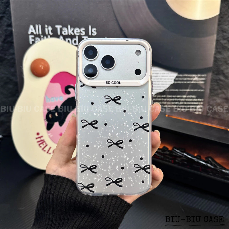 Capinha capa de Casais Laco de Pintinhas para iPhone 17 11 12 13 15 14 16 Pro Max Xr Xs Max 7+ 8 PLUS