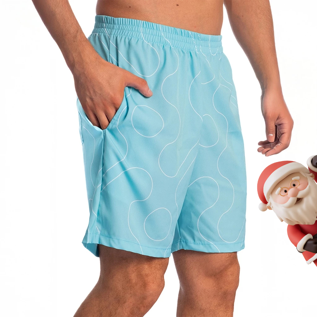 Bermuda Masculina Com Elastano Secagem Rápida Praia Treino Academia M28-A em Oferta na Shopee