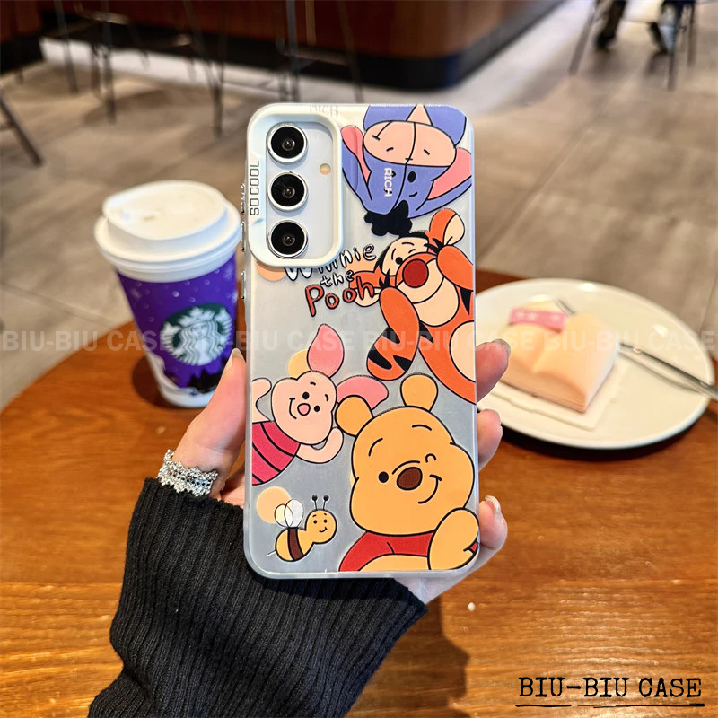 Capinha capa de A Família do Ursinho Pooh para SAMSUNG Galaxy A55 A54 A35 A34 A25 A15 S24 S23 A55 S25 Capa TPU choque