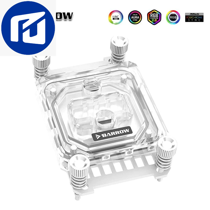 CPU Block Processador RGB AMD AM3+, AM4 e AM5 - Water Cooler Custom Rosca G1/4