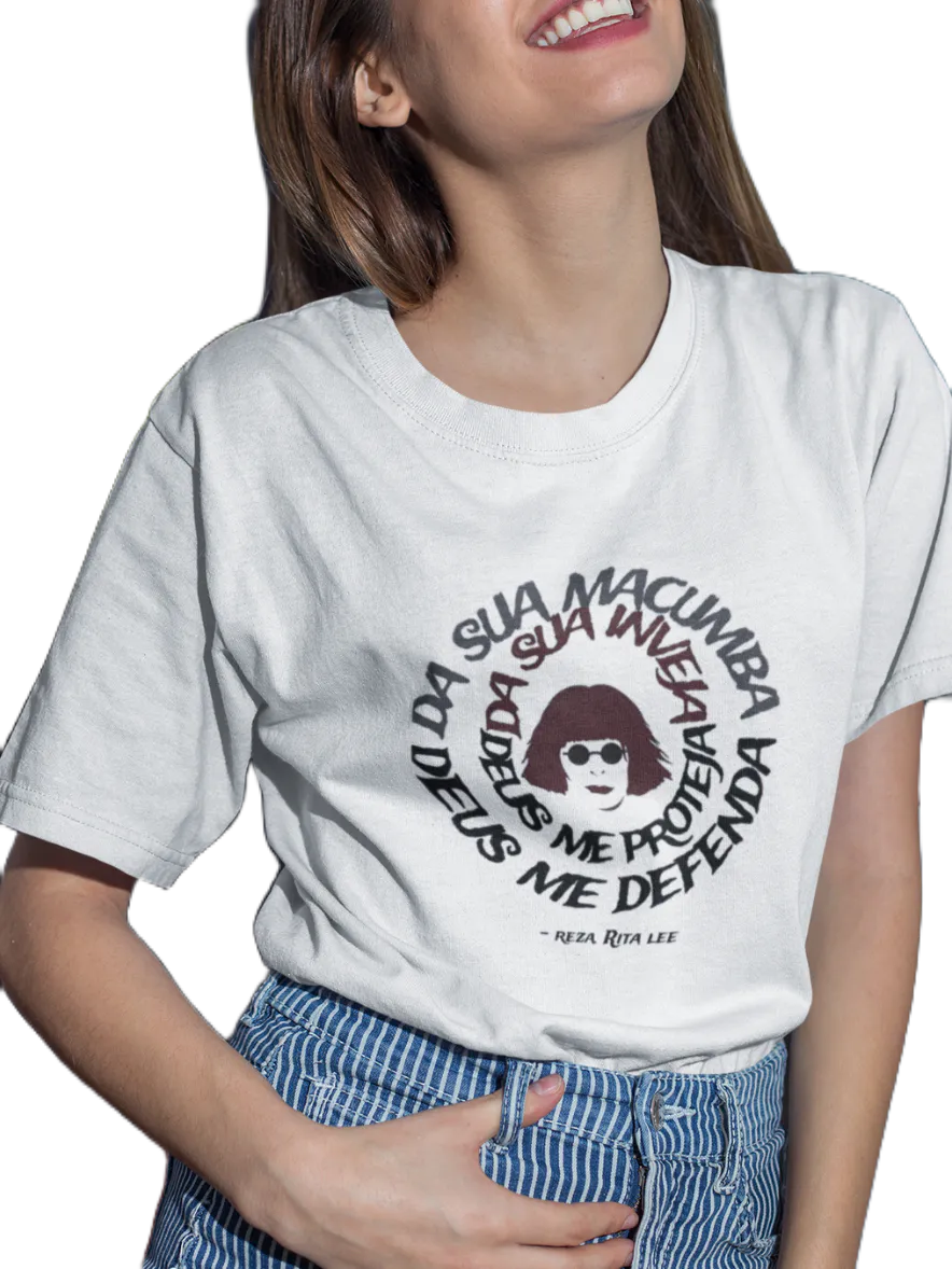 RITA LEE REZA MPB – CAMISETA UNISSEX 100% ALGODÃO PENTEADO 30.1 | ENVIO IMEDIATO | LA KOLIBRO