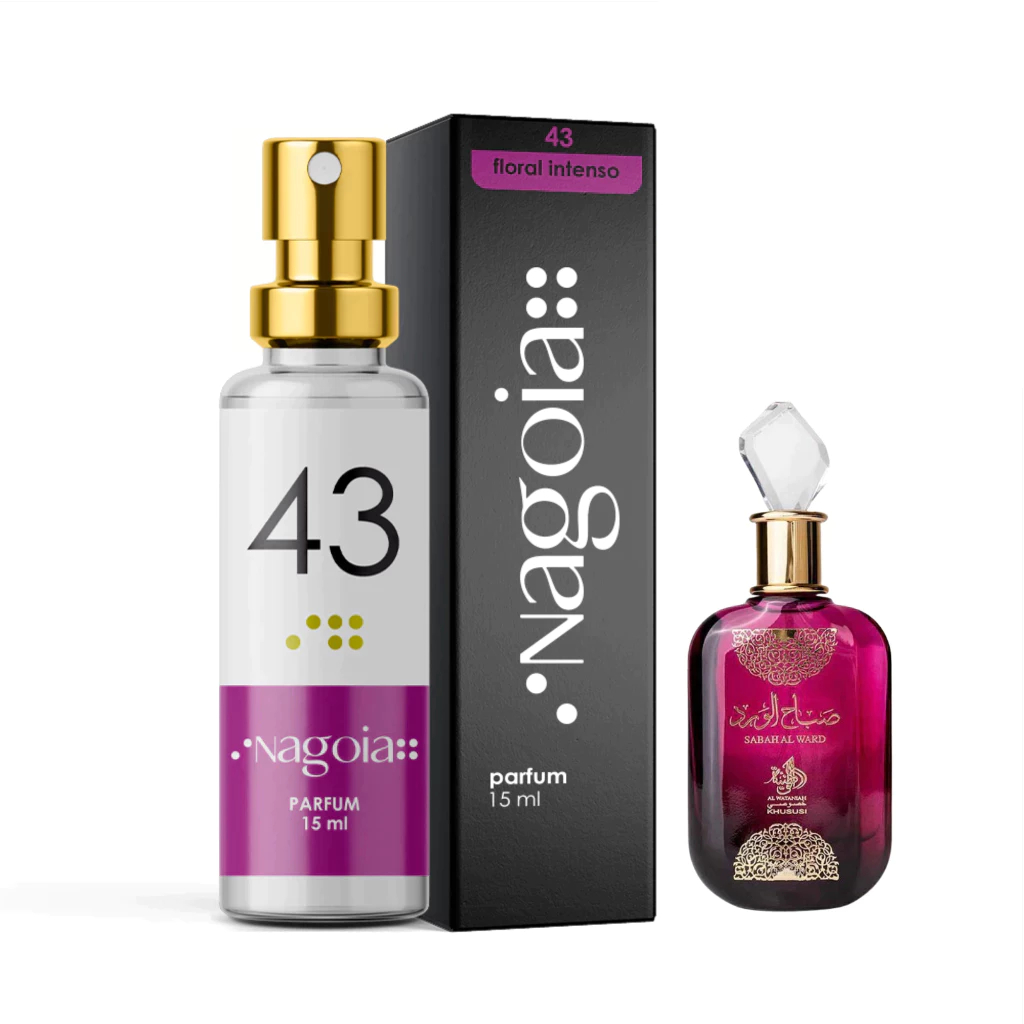 Perfume Árabe Feminino 15 ml - Alta fixação - Inspiração Nagoia 43 - Sabah Al ward