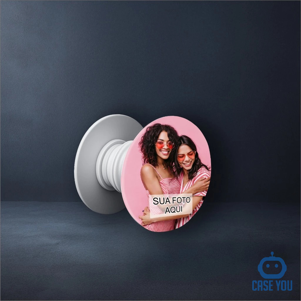 Suporte Para Celular Personalizado com Foto – Guarde Seus Momentos com Estilo em Oferta na Shopee