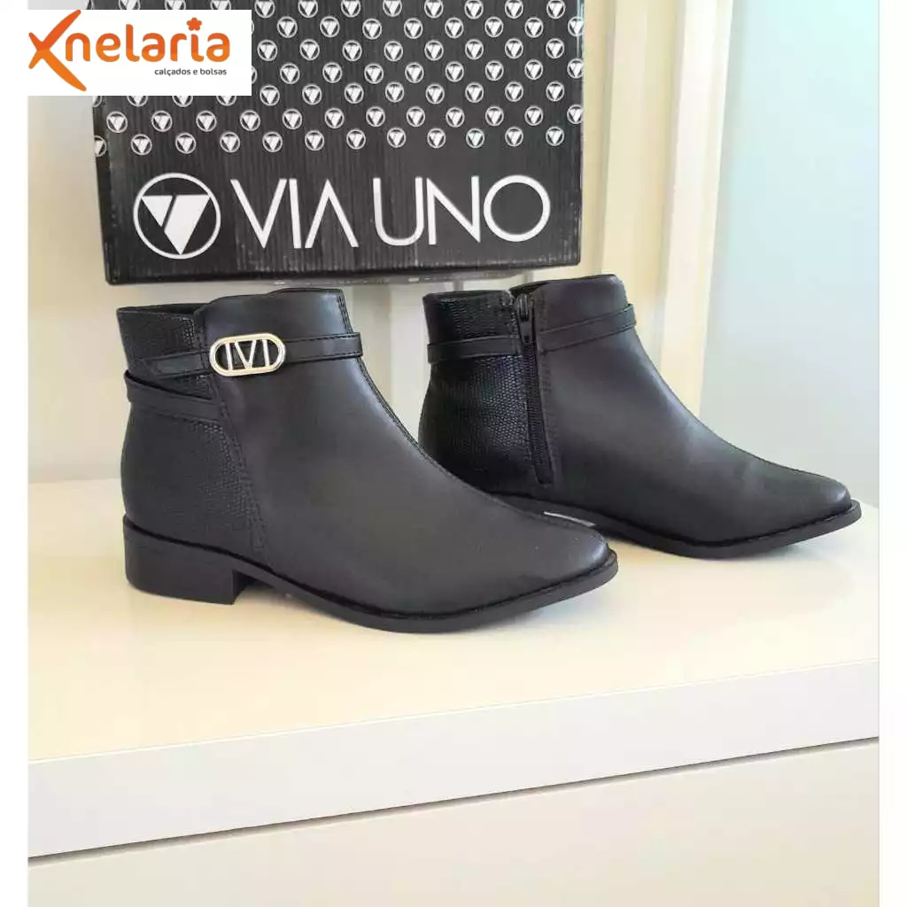 Bota Via Uno Preta: Onde Comprar | BuscaProdutos