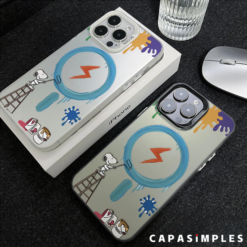 Capa de celular Snoopy em pinturas Adequado para SAMSUNG Galaxy A55 A35 A25 A15 S24 S23 A55 S25 Capa TPU choque