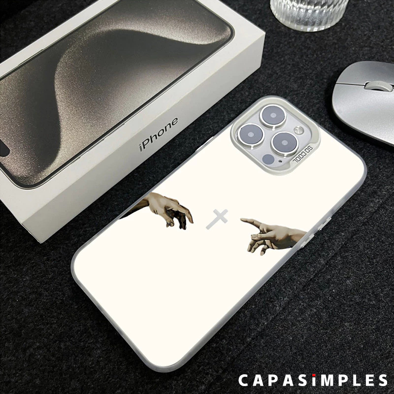 Capa de celular Jesus com as mãos na cruz Adequado para SAMSUNG Galaxy A55 A35 A25 A15 S24 S23 A55 S25 Capa TPU choque