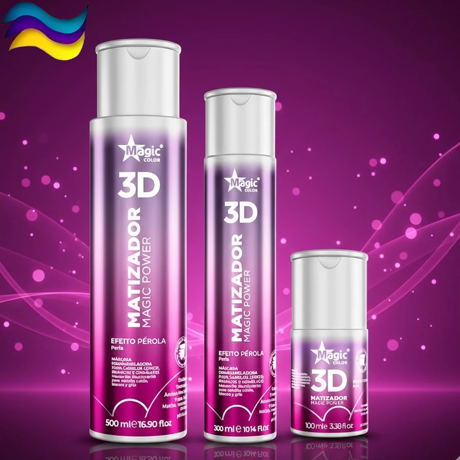 Matizador Magic Color Efeito Pérola Desamarelador Instantâneo Máscara Cabelos Loiros em Oferta na Shopee