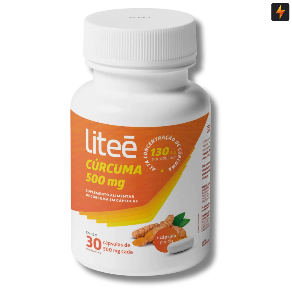 Cúrcuma 500mg 30 Cápsulas Alta Concentração 130mg Cúrcuma p/ Cáps em Oferta na Shopee