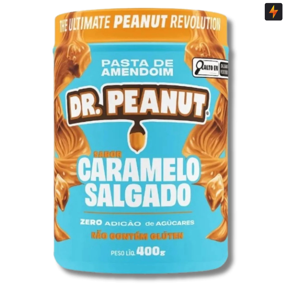 Pasta Dr.Peanut Caramelo Salgado 400g Edição Especial em Oferta na Shopee