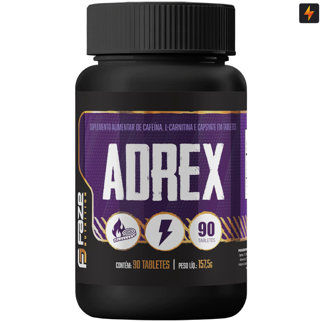 Adrex Cafeína L-Carnitina Capsyate 90 Tabs Faze Nutrition em Oferta na Shopee